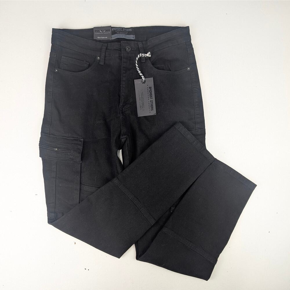 Amongst Others Men's 31W Black Cargo Jeans - New
